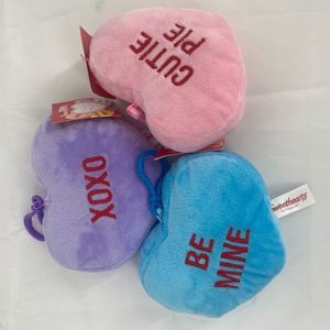 DanDee Sweethearts Plush Key Chain Sets (Set of 3) NWT